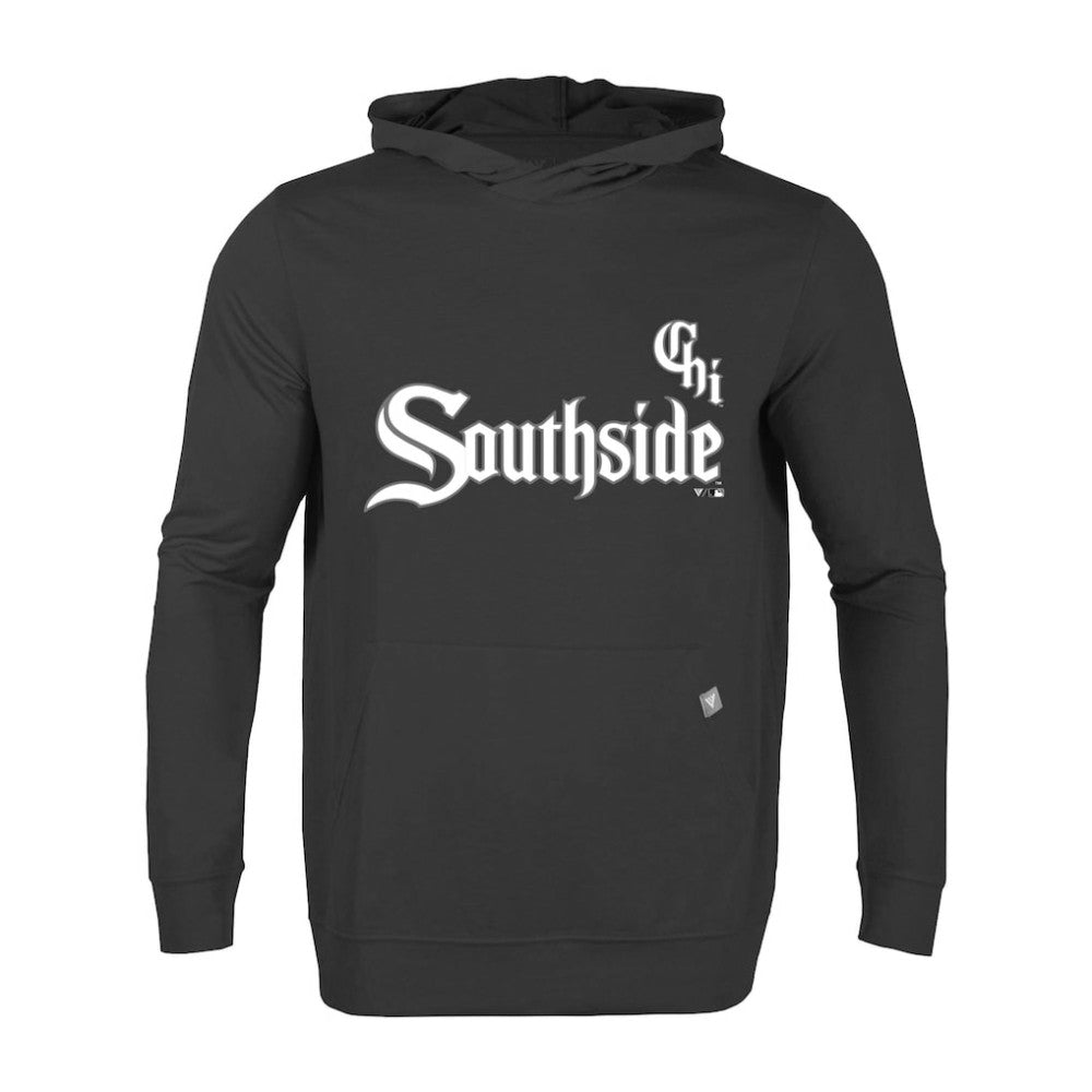 Chicago White Sox Levelwear City Connect Relay Core Logo Pullover Hoodie - Black