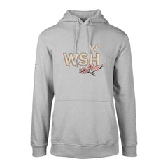 Washington Nationals Levelwear City Connect Podium Core Logo Pullover Hoodie - Heather Gray
