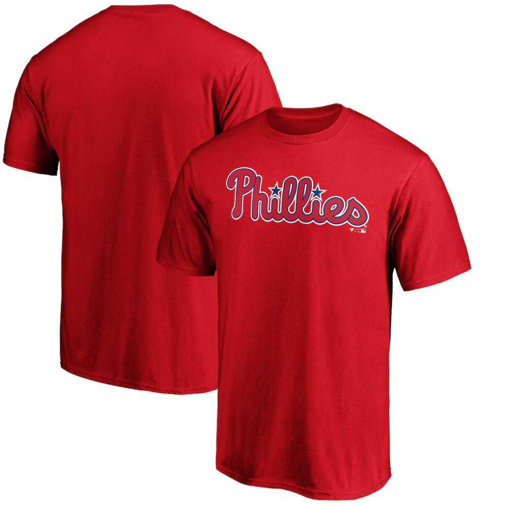 Philadelphia Phillies Official Team Wordmark T-Shirt - Red