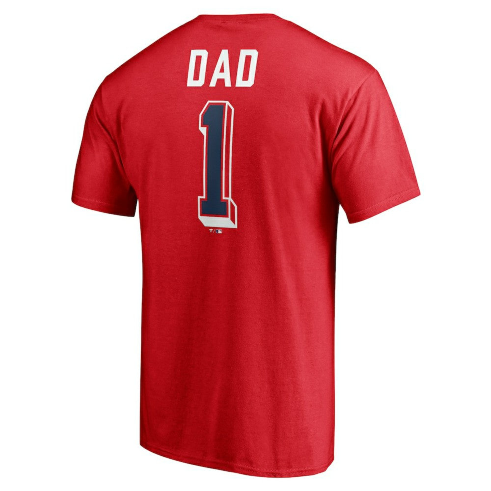 Boston Red Sox Number One Dad T-Shirt - Red