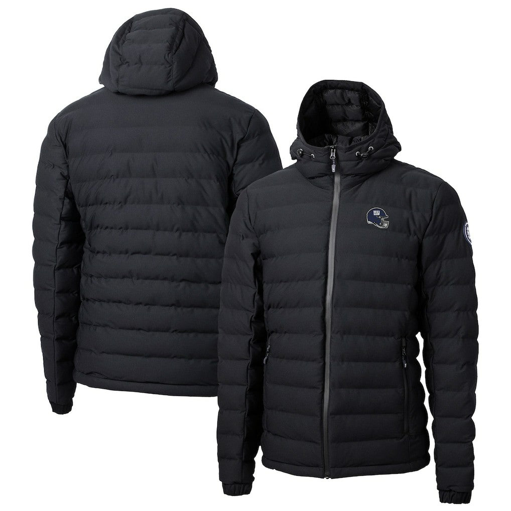 New York Giants Cutter & Buck Helmet Mission Ridge Repreve Eco Insulated Puffer Full-Zip Jacket - Black outlet