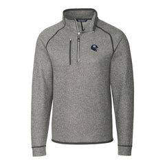 New York Giants Cutter & Buck Helmet Mainsail Sweater-Knit Half-Zip Pullover Jacket - Silver for sale