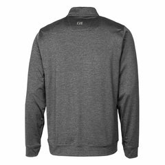 Detroit Lions Cutter & Buck Helmet Stealth Heathered Quarter-Zip Pullover Top - Gray sale