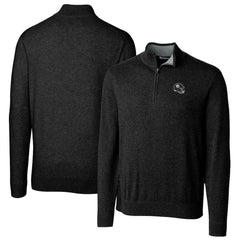 Pittsburgh Steelers Cutter & Buck Helmet Lakemont Tri-Blend Quarter-Zip Pullover Sweater - Black sale
