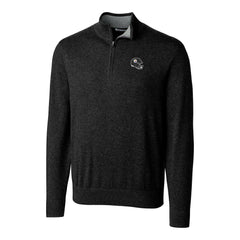 Pittsburgh Steelers Cutter & Buck Helmet Lakemont Tri-Blend Quarter-Zip Pullover Sweater - Black sale