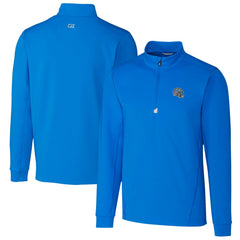 Detroit Lions Cutter & Buck Helmet Traverse Stretch Quarter-Zip Pullover Top - Blue discount