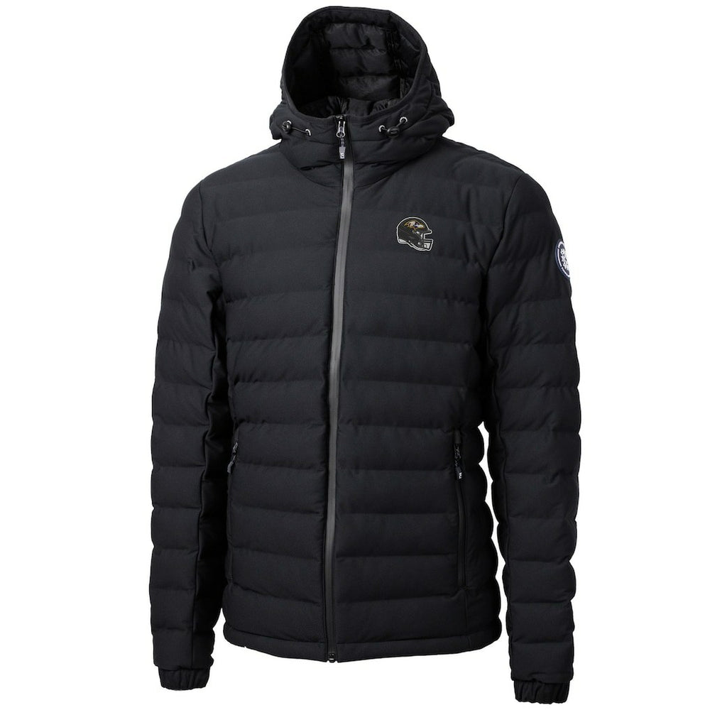 Baltimore Ravens Cutter & Buck Helmet Mission Ridge Repreve Eco Insulated Puffer Full-Zip Jacket - Black for sale