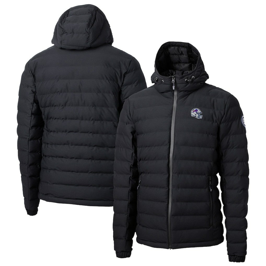 Buffalo Bills Cutter & Buck Helmet Mission Ridge Repreve Eco Insulated Puffer Full-Zip Jacket - Black outlet