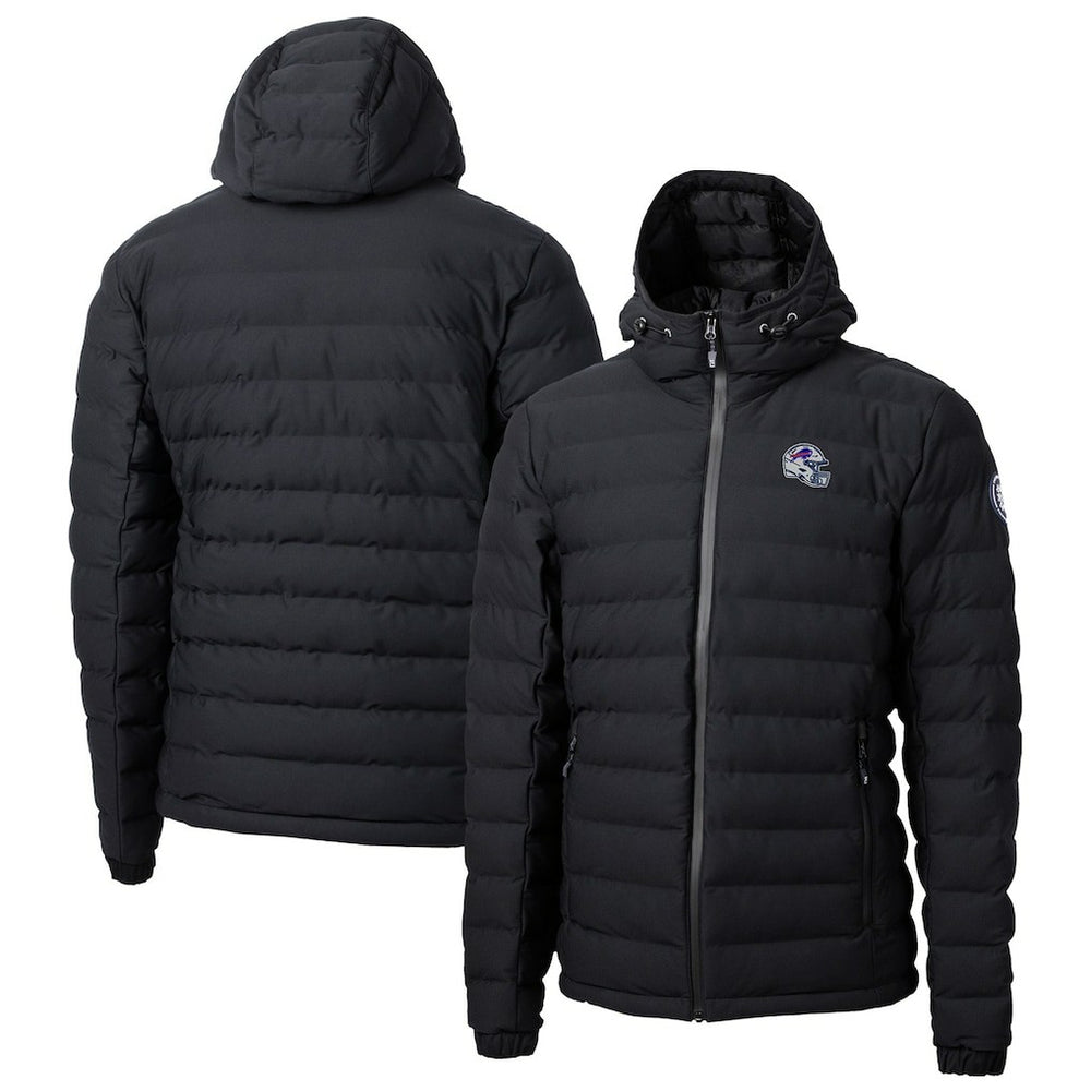 Buffalo Bills Cutter & Buck Helmet Mission Ridge Repreve Eco Insulated Puffer Full-Zip Jacket - Black outlet