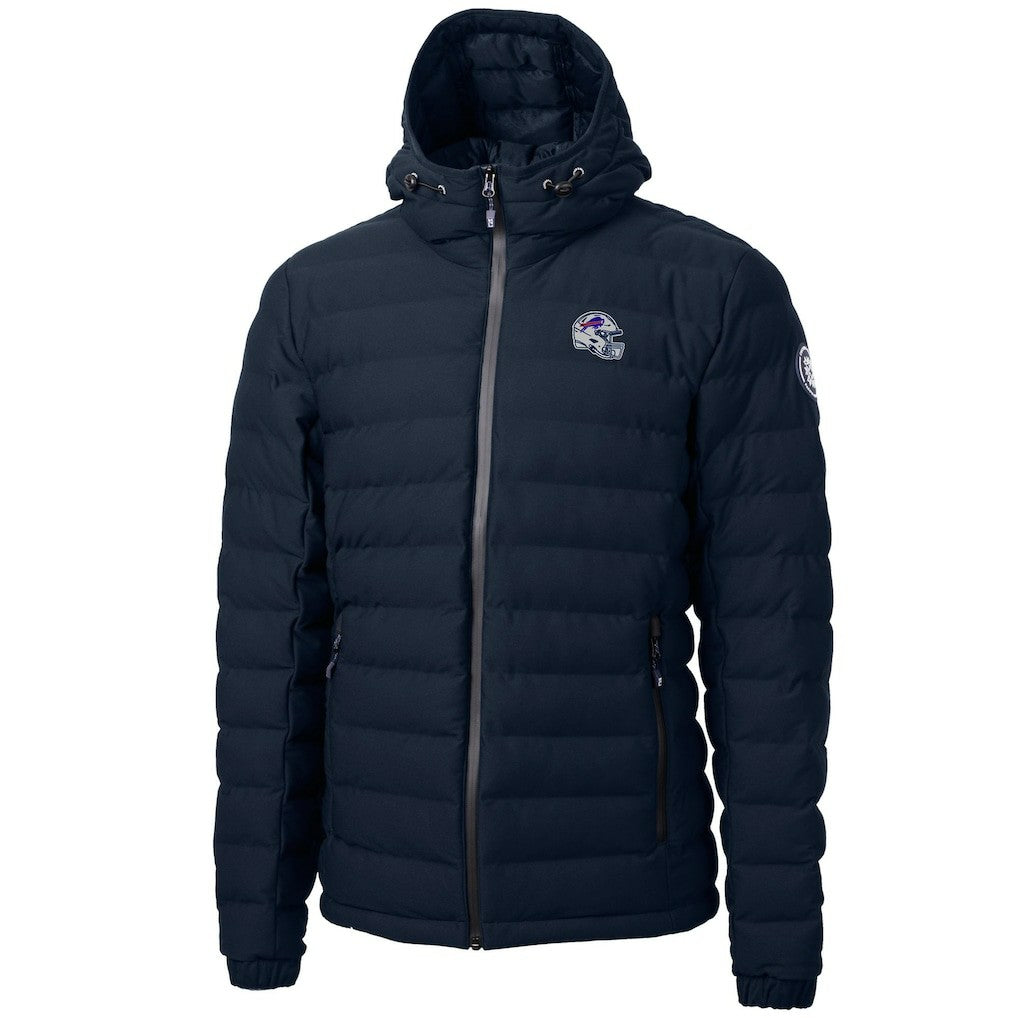 Buffalo Bills Cutter & Buck Helmet Mission Ridge Repreve Eco Insulated Puffer Full-Zip Jacket - Navy sale