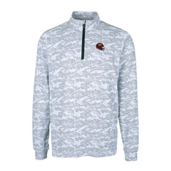 Washington Commanders Cutter & Buck Helmet Traverse Camo Print Stretch Quarter-Zip Pullover Top - Charcoal discount