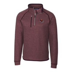 Washington Commanders Cutter & Buck Helmet Mainsail Sweater-Knit Half-Zip Pullover Jacket - Burgundy sale