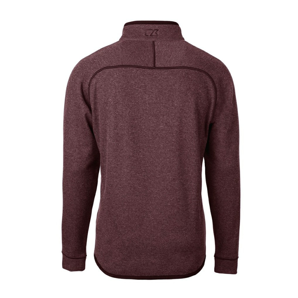 Washington Commanders Cutter & Buck Helmet Mainsail Sweater-Knit Half-Zip Pullover Jacket - Burgundy sale
