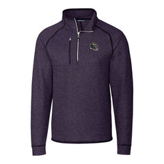 Baltimore Ravens Cutter & Buck Helmet Mainsail Sweater-Knit Half-Zip Pullover Jacket - Purple sale