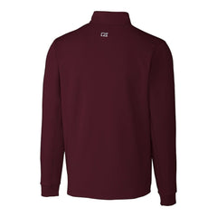 Washington Commanders Cutter & Buck Helmet Traverse Stretch Quarter-Zip Pullover Top - Burgundy discount