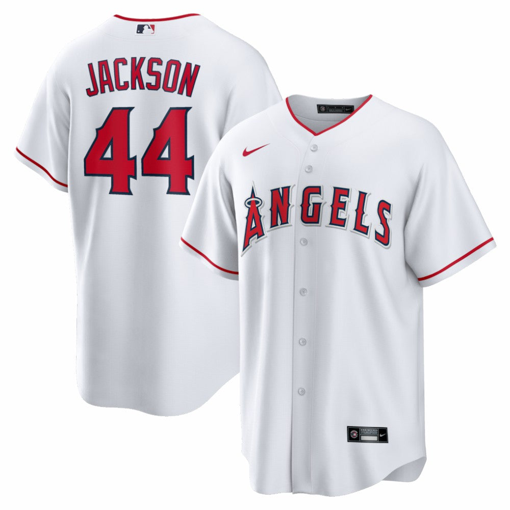 Reggie Jackson Los Angeles Angels Home Retired Player Replica Jersey - White | Nike