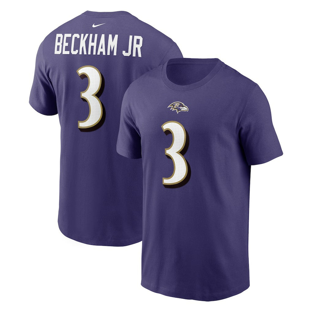 Odell Beckham Jr. Baltimore Ravens Player Name & Number T-Shirt - Purple | Nike discount