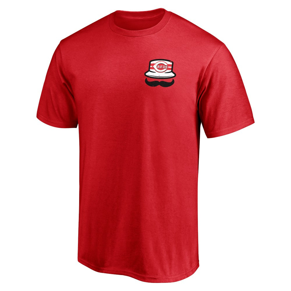 Cincinnati Reds Hometown Collection Stache T-Shirt - Red
