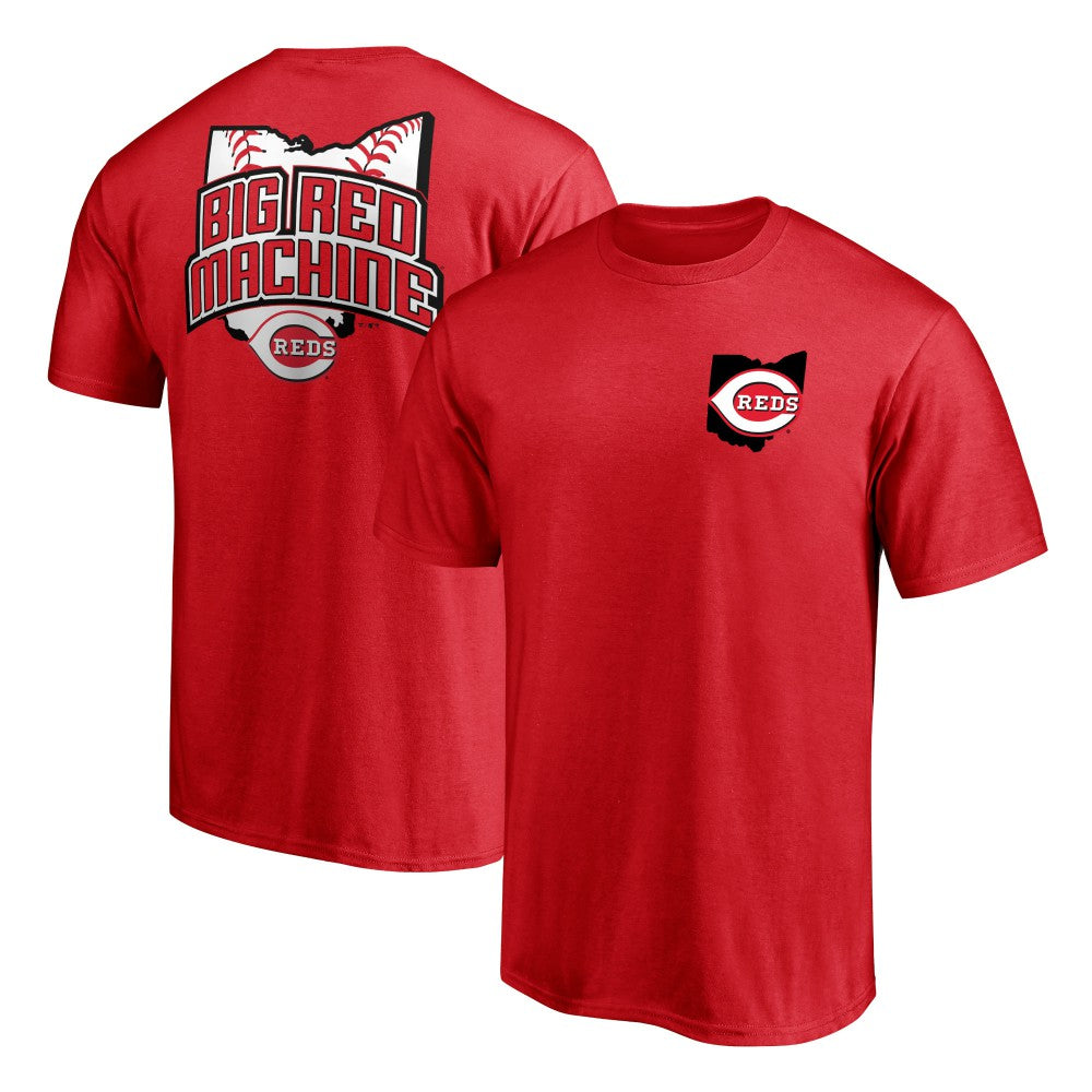 Cincinnati Reds Hometown Collection State Big Red Machine T-Shirt - Red