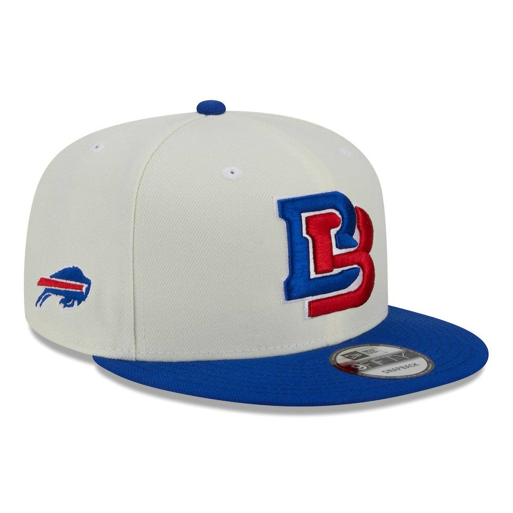 Buffalo Bills New Era City Originals 9FIFTY Snapback Hat - Cream/Royal online