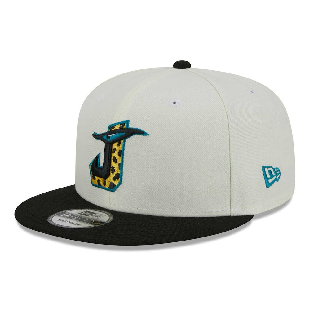 Jacksonville Jaguars New Era City Originals 9FIFTY Snapback Hat - Cream/Black sale