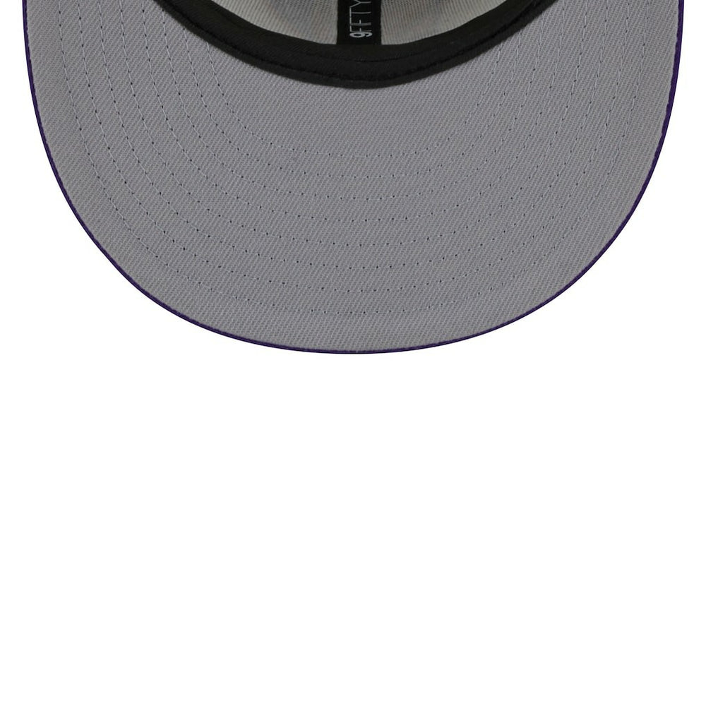 Minnesota Vikings New Era City Originals 9FIFTY Snapback Hat - Cream/Purple discount