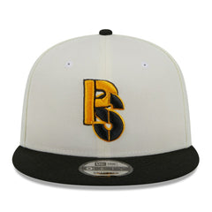 Pittsburgh Steelers New Era City Originals 9FIFTY Snapback Hat - Cream/Black discount