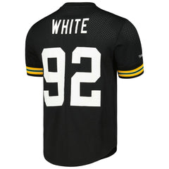 Reggie White Green Bay Packers Retired Player Name and Number Mesh Top - Black cheap