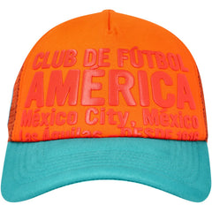 Club America Club Gold Adjustable Hat - Orange for sale
