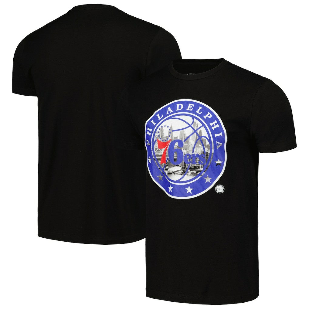 Philadelphia 76ers Stadium Essentials Unisex City View T-Shirt - Black for sale