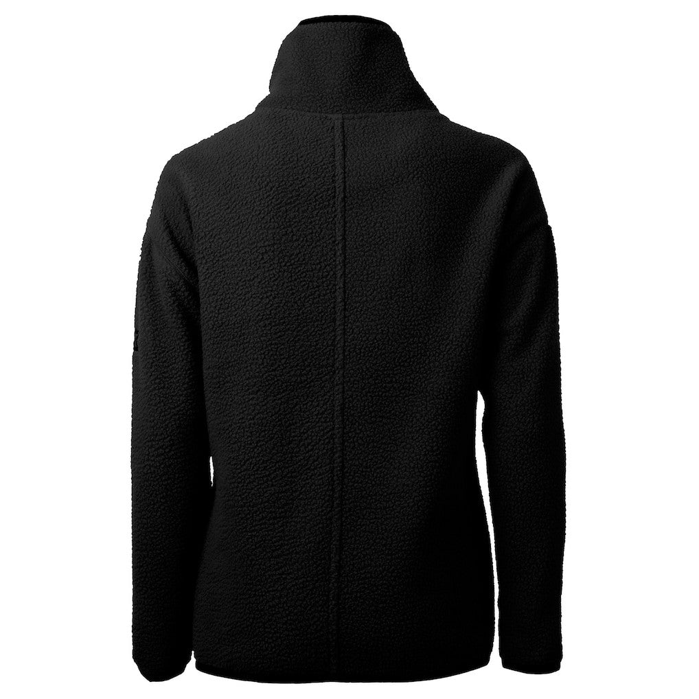 Carolina Panthers Cutter & Buck Women's Helmet Logo Cascade Eco Sherpa Fleece Half-Zip Pullover Jacket - Black outlet