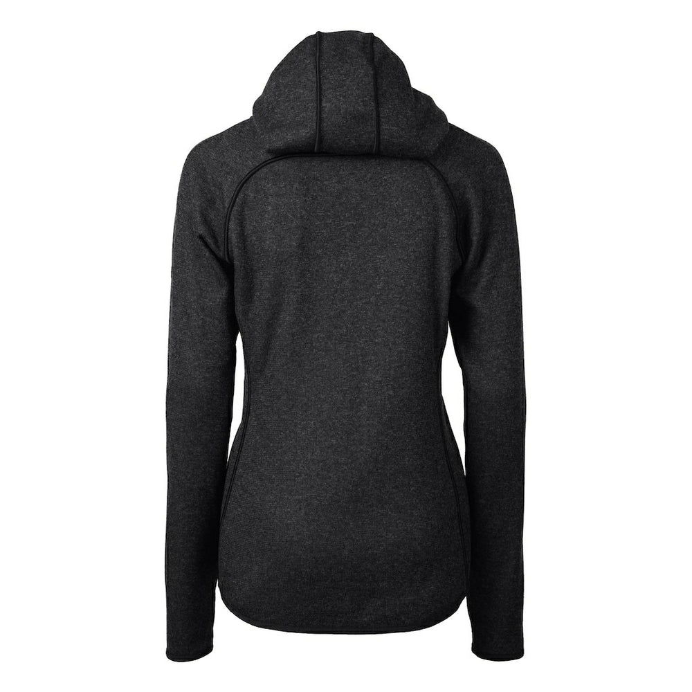 New Orleans Saints Cutter & Buck Women's Helmet Logo Mainsail Sweater-Knit Full-Zip Hoodie - Charcoal cheap
