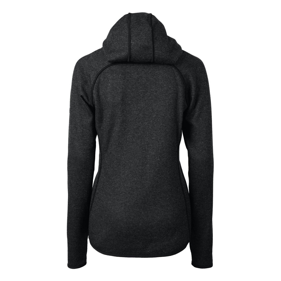 Detroit Lions Cutter & Buck Women's Helmet Logo Mainsail Sweater-Knit Full-Zip Hoodie - Charcoal sale
