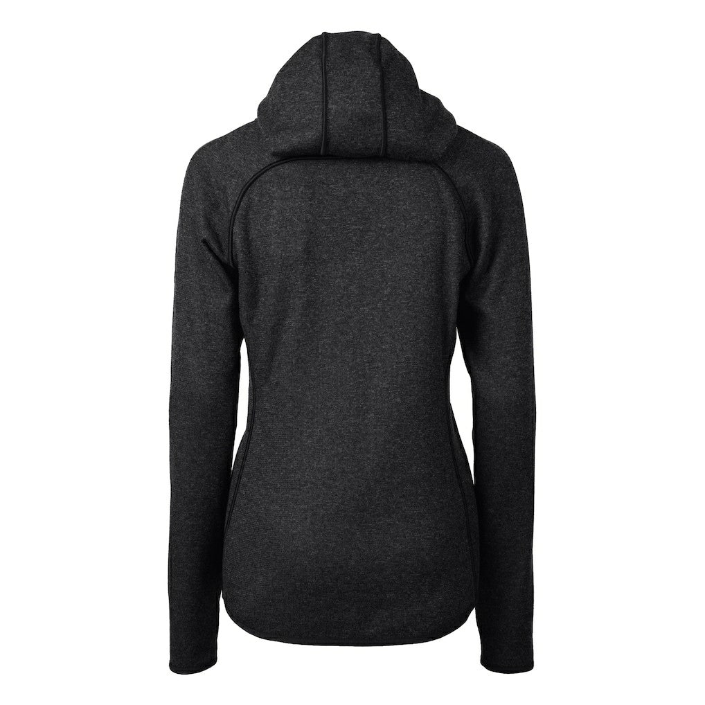 Baltimore Ravens Cutter & Buck Women's Helmet Logo Mainsail Sweater-Knit Full-Zip Hoodie - Charcoal for sale