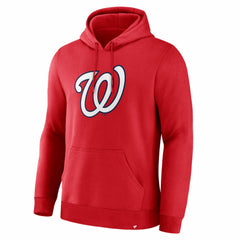 Washington Nationals Primary Logo Legacy Hoodie - Red