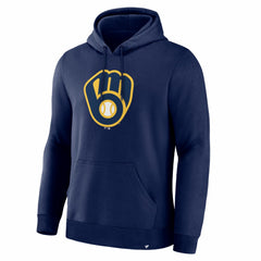 Milwaukee Brewers Primary Logo Legacy Hoodie - Navy