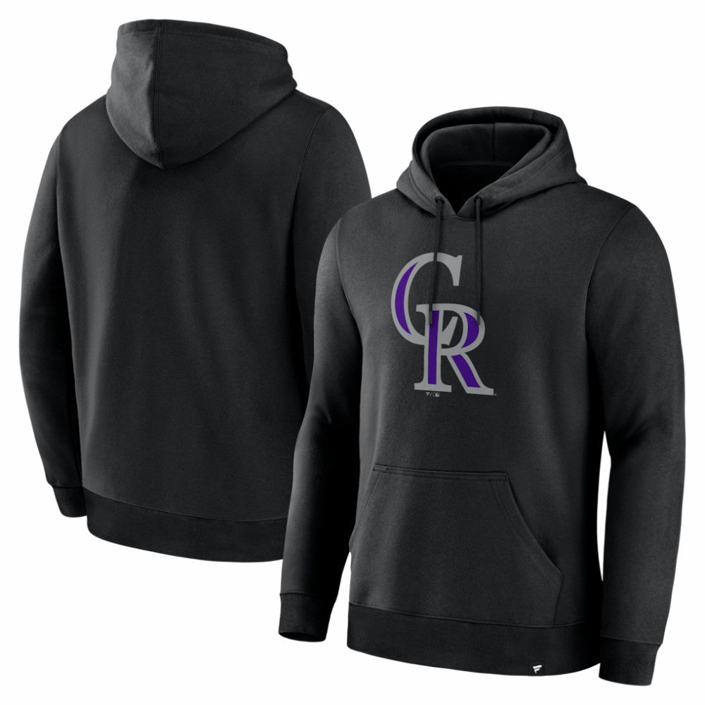 Colorado Rockies Primary Logo Legacy Hoodie - Black