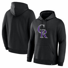 Colorado Rockies Primary Logo Legacy Hoodie - Black