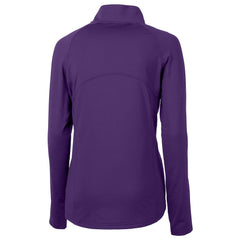 Minnesota Vikings Cutter & Buck Women's Helmet Logo Adapt Eco Knit Stretch Recycled Half-Zip Pullover Top - Purple cheap