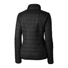 Minnesota Vikings Cutter & Buck Women's Helmet Logo Rainier PrimaLoft Eco Insulated Full-Zip Puffer Jacket - Black sale