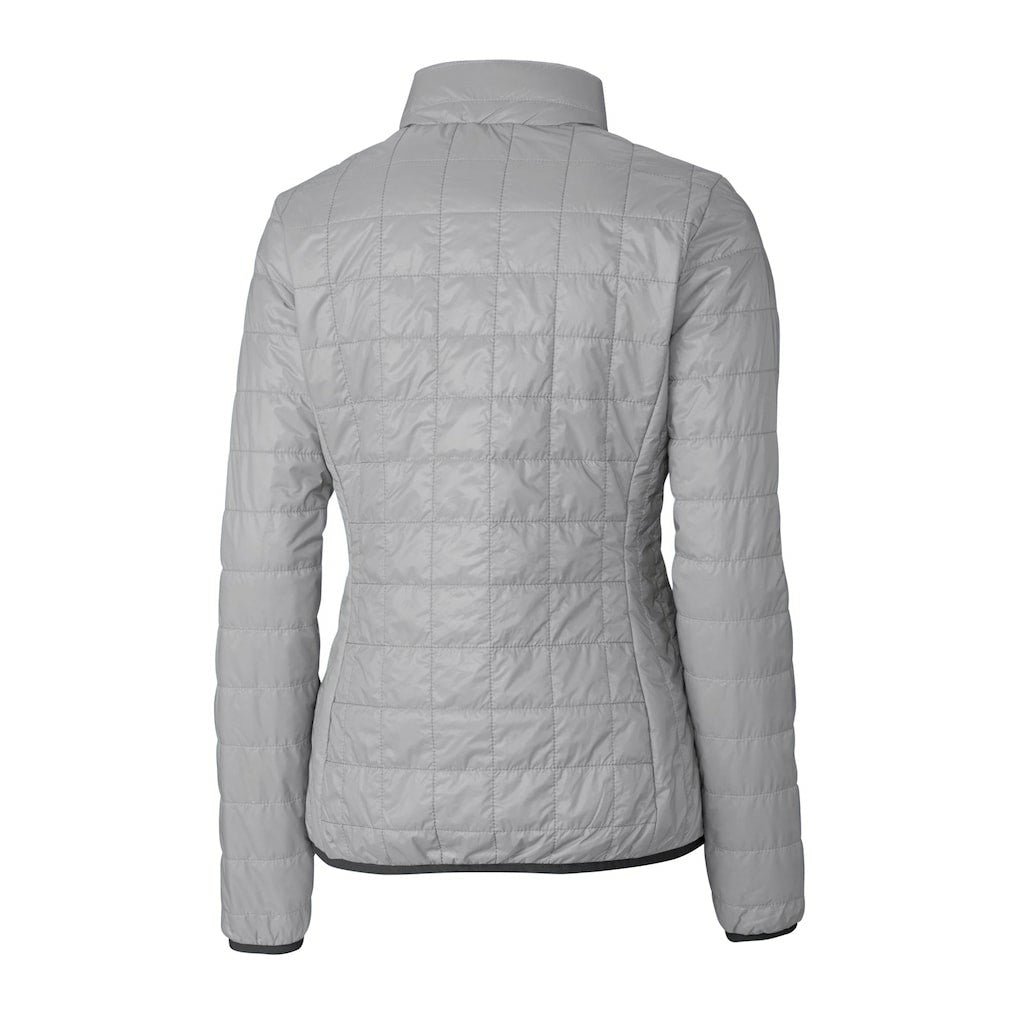 Pittsburgh Steelers Cutter & Buck Women's Helmet Logo Rainier PrimaLoft Eco Insulated Full-Zip Puffer Jacket - Gray discount