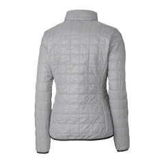 Pittsburgh Steelers Cutter & Buck Women's Helmet Logo Rainier PrimaLoft Eco Insulated Full-Zip Puffer Jacket - Gray discount