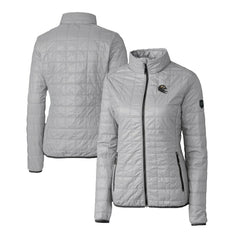 Baltimore Ravens Cutter & Buck Women's Helmet Logo Rainier PrimaLoft Eco Insulated Full-Zip Puffer Jacket - Gray cheap