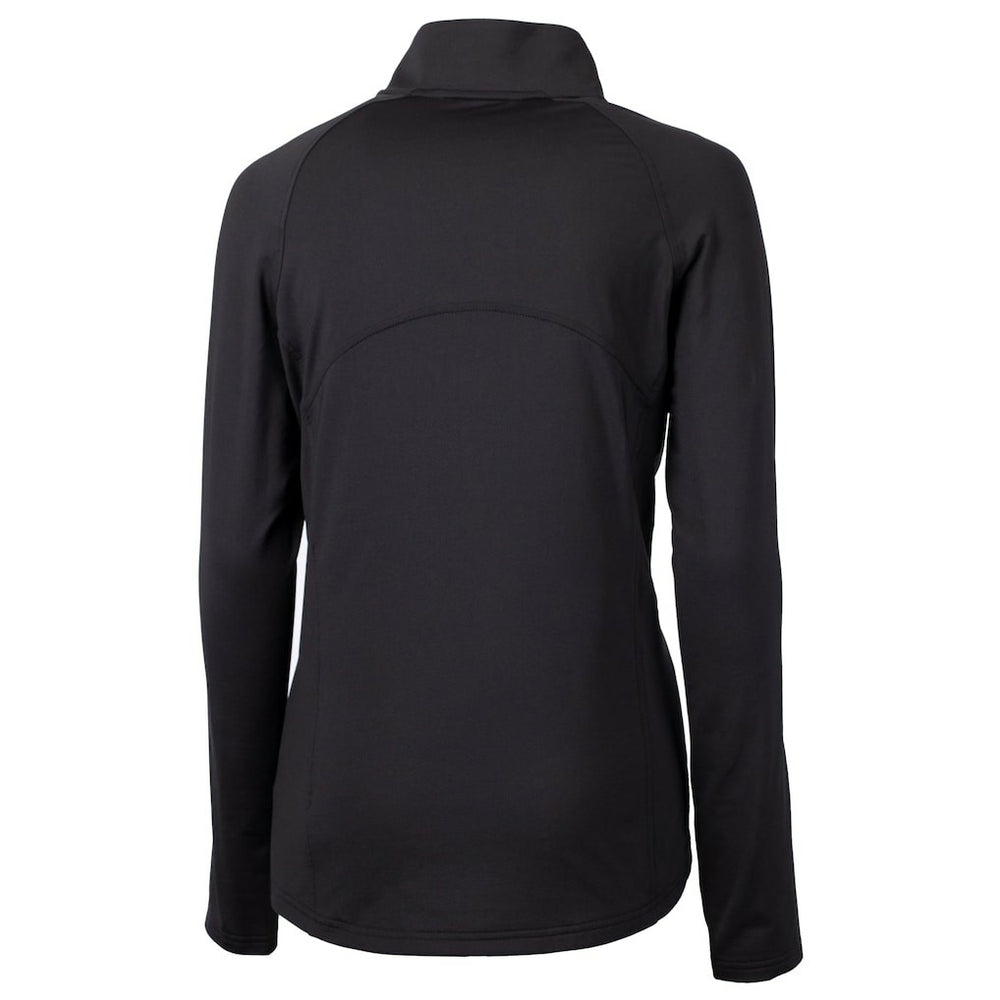 Green Bay Packers Cutter & Buck Women's Helmet Logo Adapt Eco Knit Stretch Recycled Half-Zip Pullover Top - Black discount
