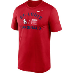 St. Louis Cardinals 2023 MLB World Tour: London Series Legend Performance T-Shirt - Red | Nike