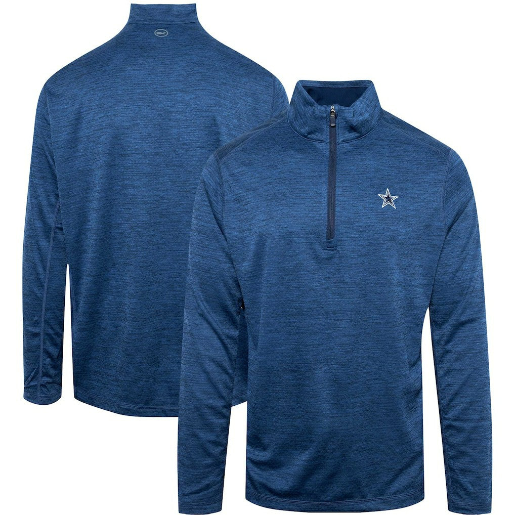 Dallas Cowboys Vineyard Vines Star Sankaty Quarter-Zip Jacket - Navy discount