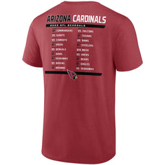 Arizona Cardinals Two-Pack 2023 Schedule T-Shirt Combo Set - Cardinal/White on sale