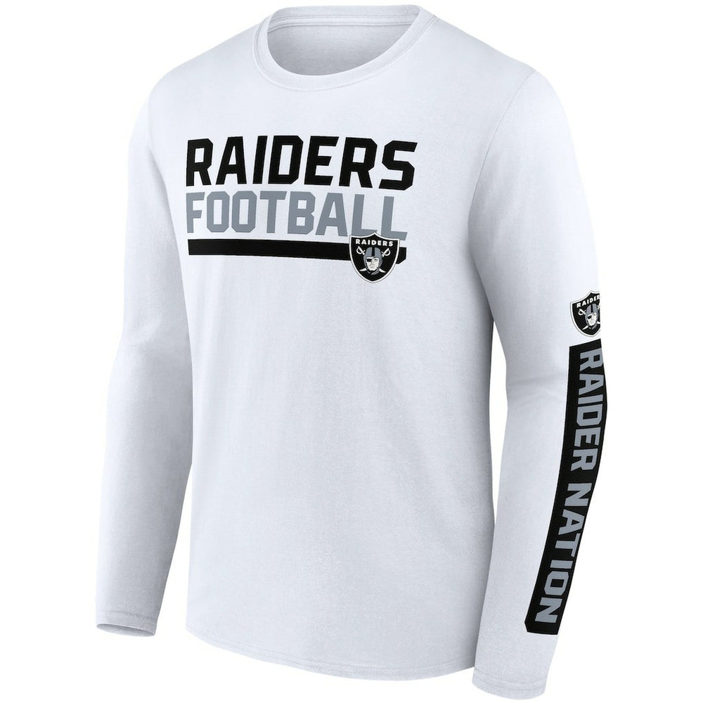 Las Vegas Raiders Two-Pack 2023 Schedule T-Shirt Combo Set - Black/White discount