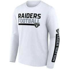 Las Vegas Raiders Two-Pack 2023 Schedule T-Shirt Combo Set - Black/White discount