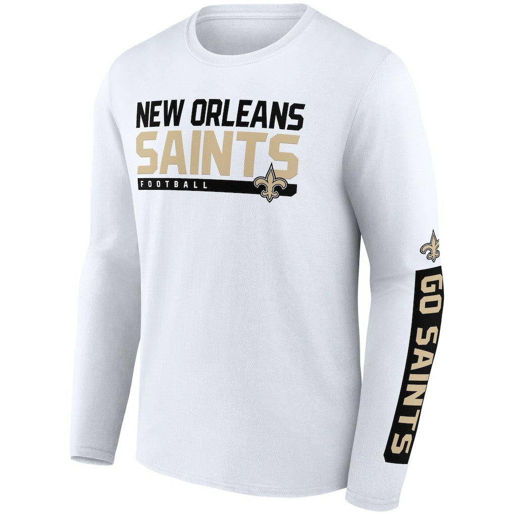 New Orleans Saints Two-Pack 2023 Schedule T-Shirt Combo Set - Black/White outlet